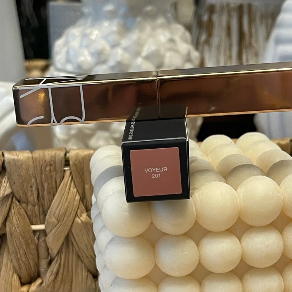 NARS Afterglow Sensual Shine Lipstick In Voyeur 201( Warm Brown)